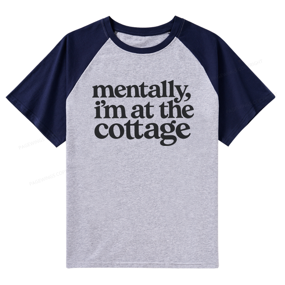 Pagewings At The Cottage Raglan T-shirt