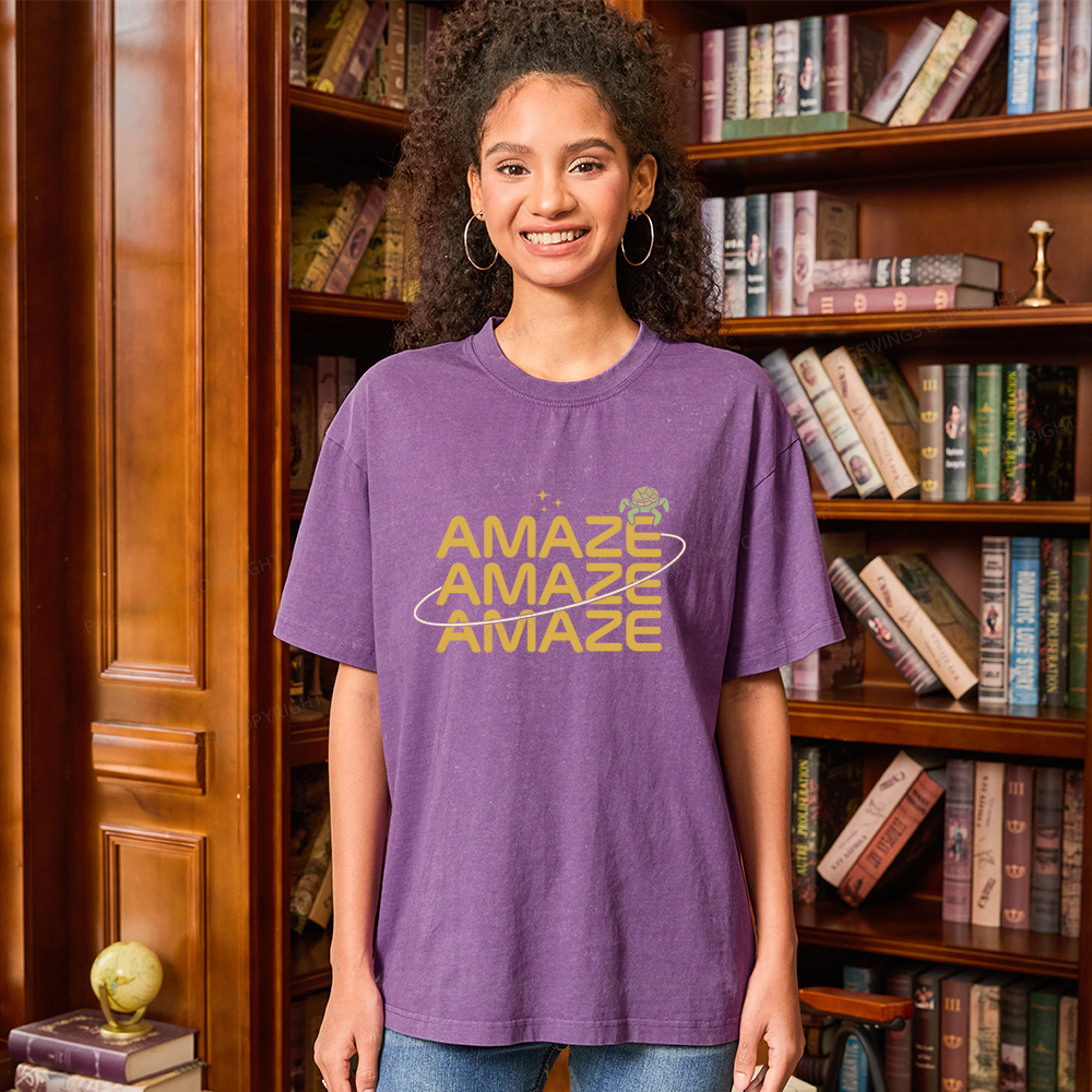 Pagewings Amaze Unisex Washed T-shirt