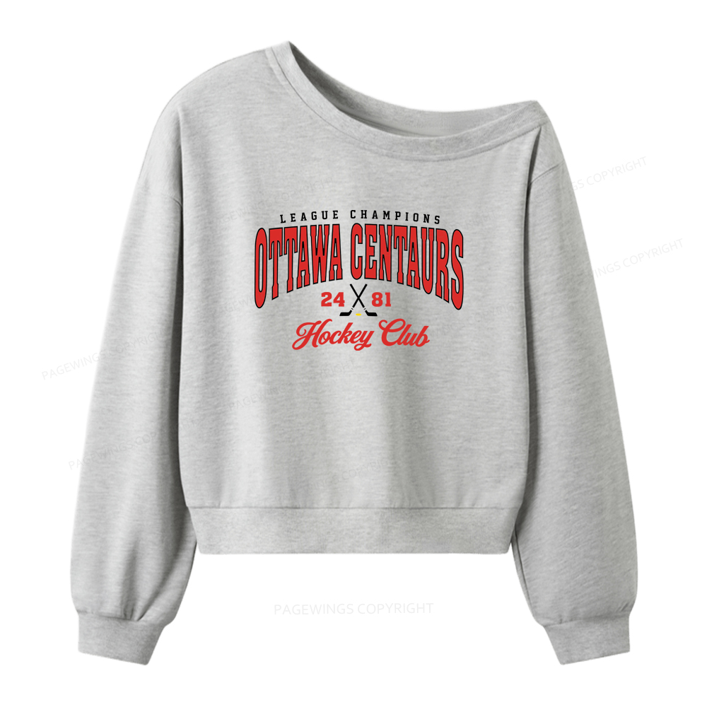 Pagewings Bookish Women Off Shoulder Sweatshirt