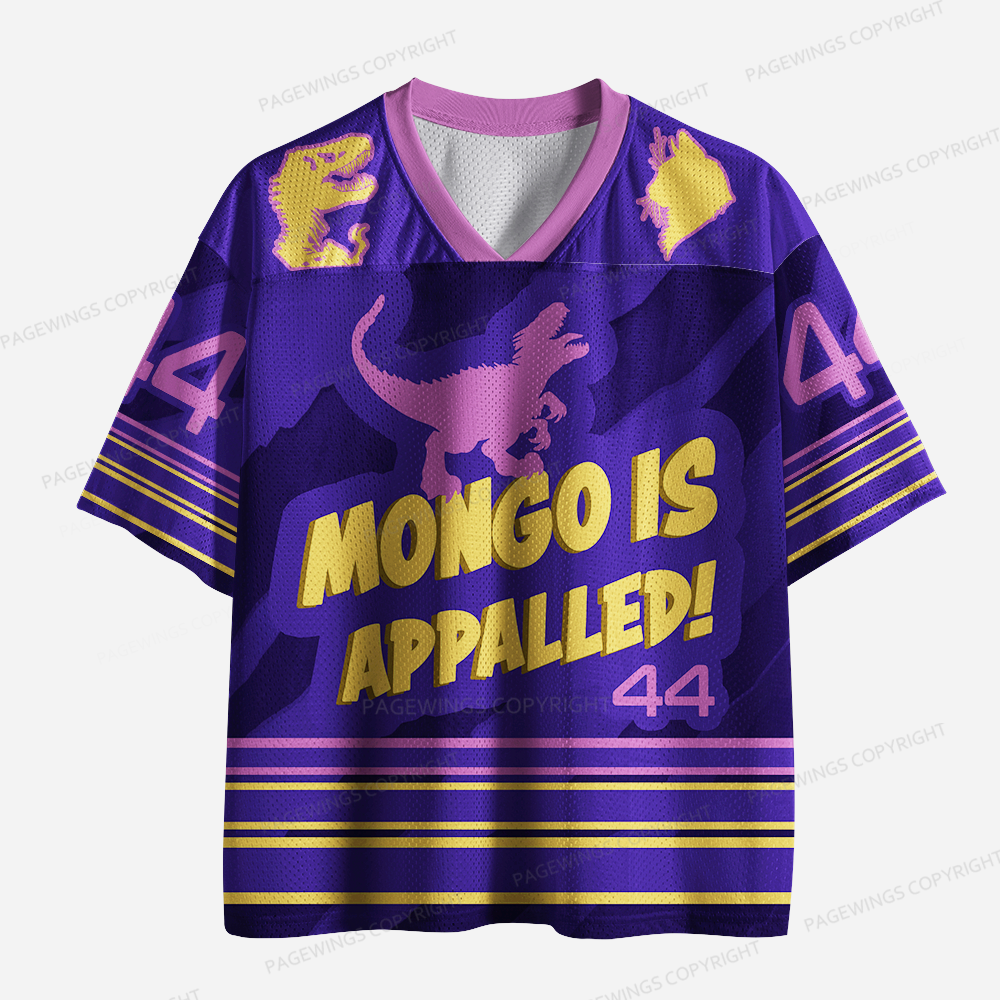Pagewings Mongo Is Appalled Unisex Mesh Jersey