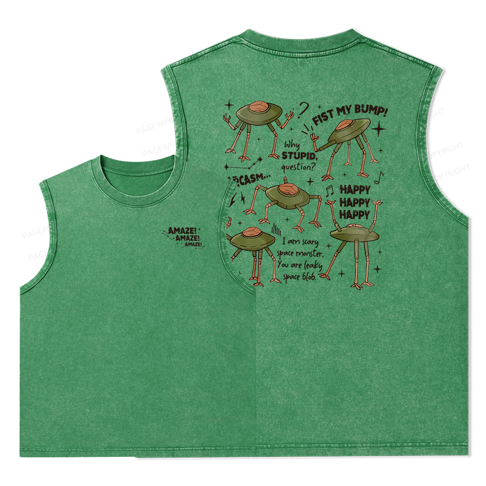 Pagewings Fantasy Bookish Rocky Amaze Unisex Washed Tank Top