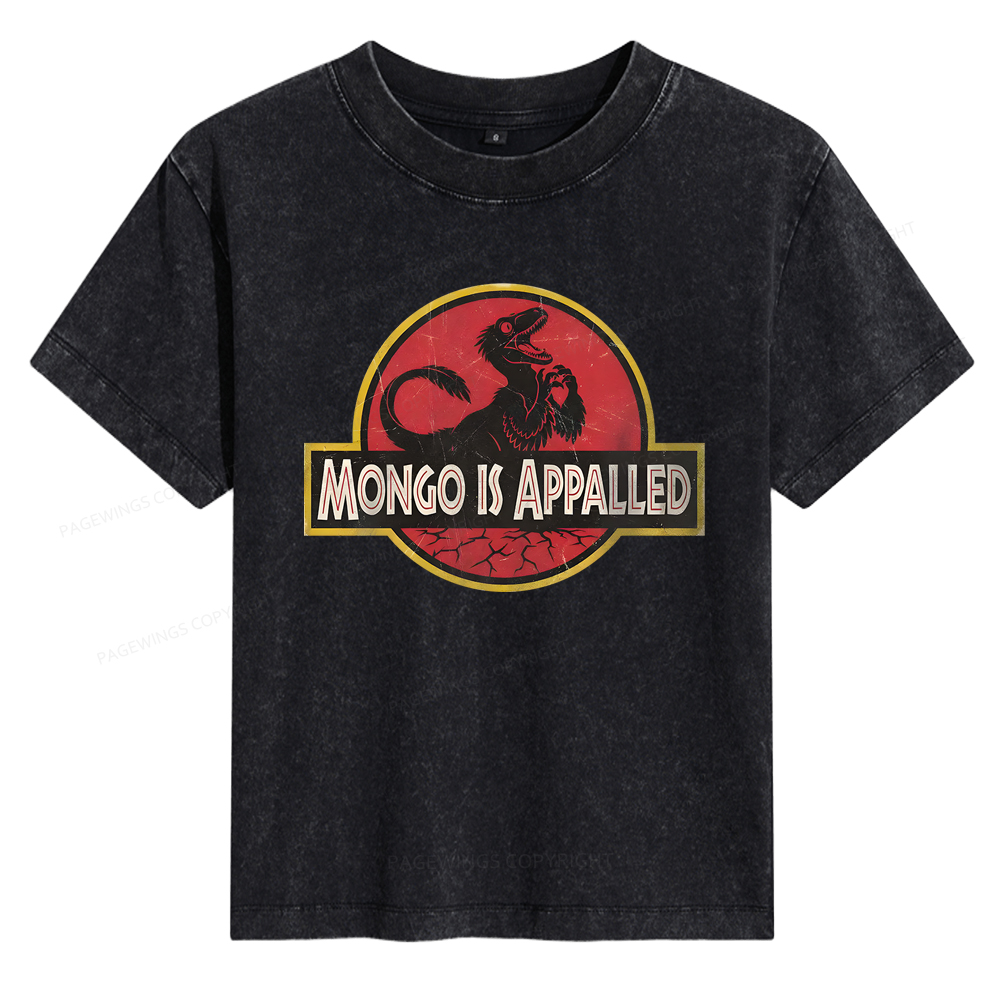 Pagewings Mongo Is Appalled Women's Washed T-shirt
