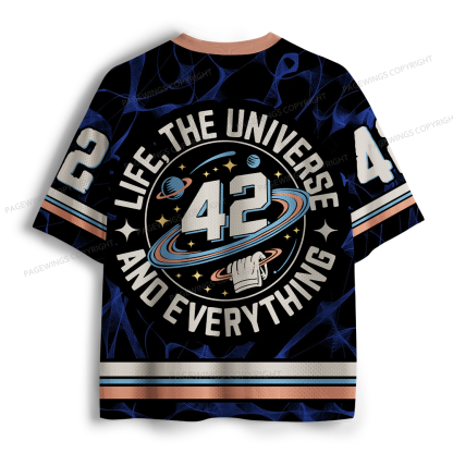 Pagewings Life The Universe And Everything Unisex Mesh Jersey