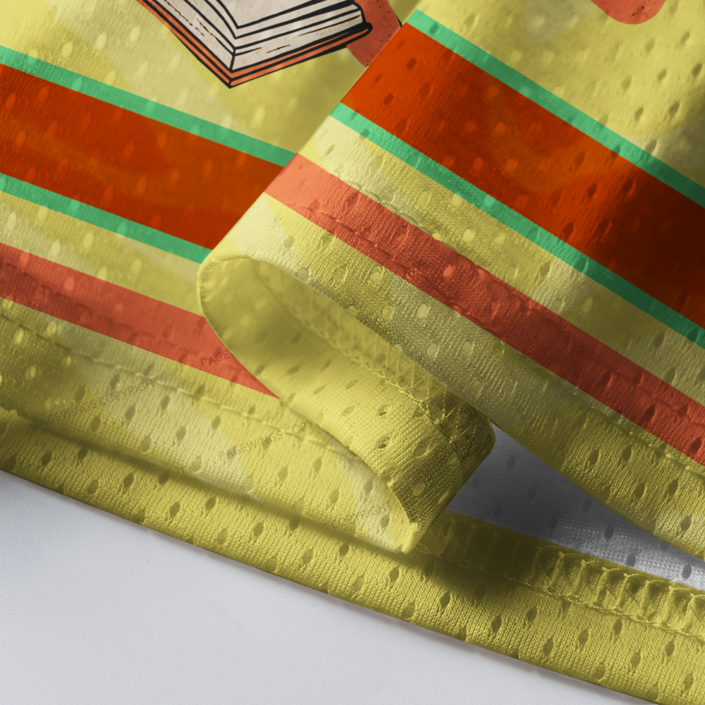 Pagewings Read More Books Unisex Mesh Jersey