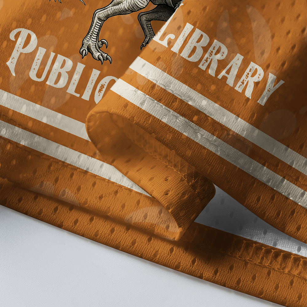 Pagewings Defend Local Public Library Unisex Mesh Jersey