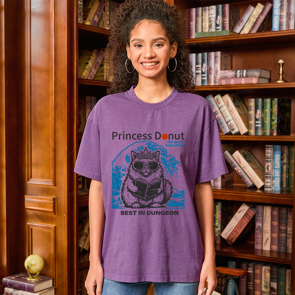 Pagewings Princess Donut Unisex Washed T-shirt