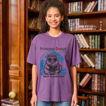 Pagewings Princess Donut Unisex Washed T-shirt