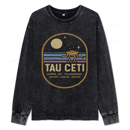 Pagewings Amaze Unisex Washed Long Sleeve T-shirt