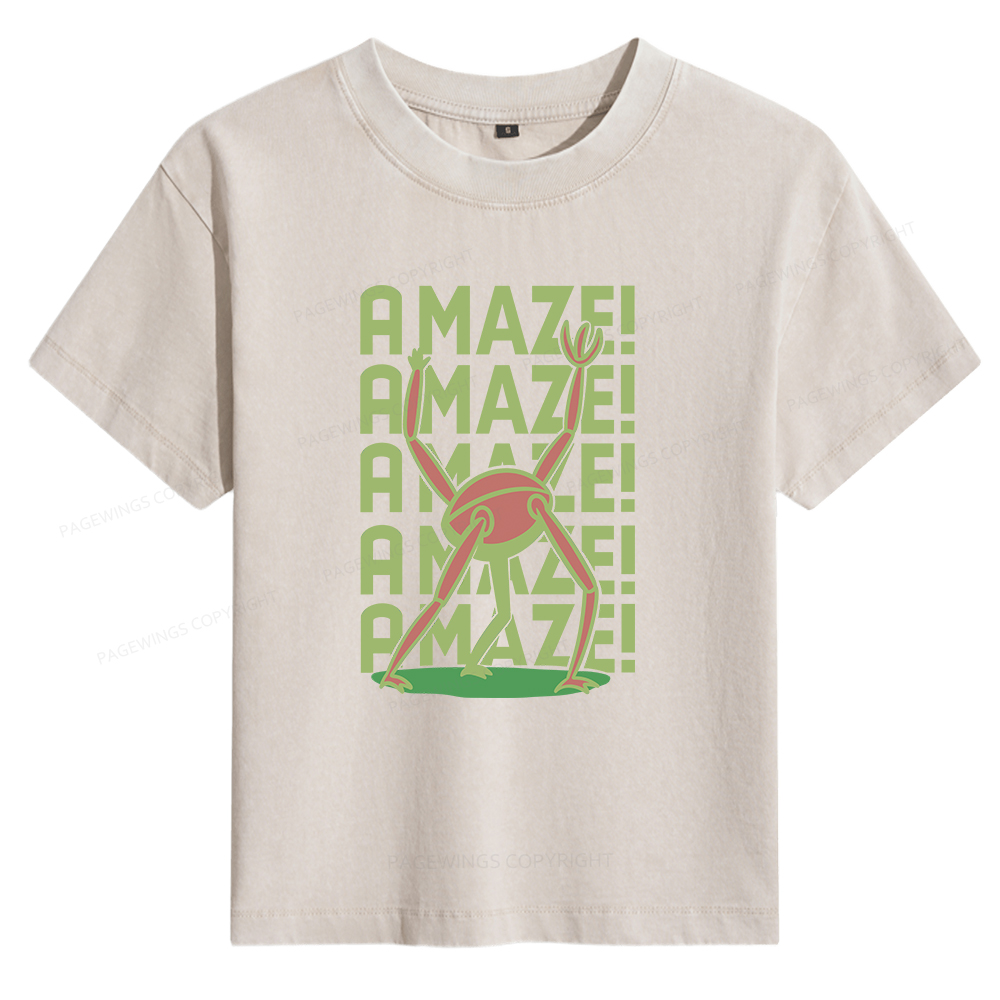Pagewings Rocky Amaze Women's Washed T-shirt