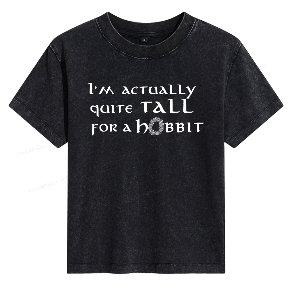 Pagewings I'm Actually Quite Tall Women's Washed T-shirt