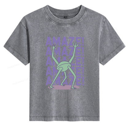 Pagewings Rocky Amaze Women's Washed T-shirt