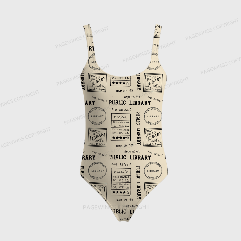 Pagewings From The Library One-Piece Swimsuit 