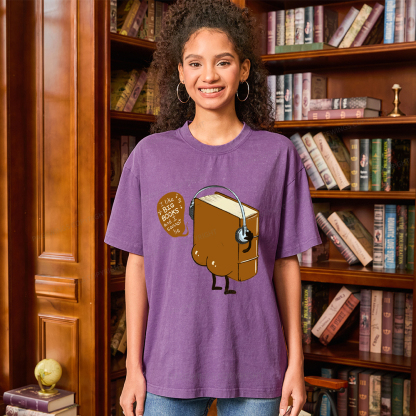 Pagewings Big Books Unisex Washed T-shirt