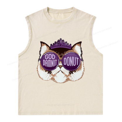 Pagewings Sci-Fi Book Lover Unisex Washed Tank Top