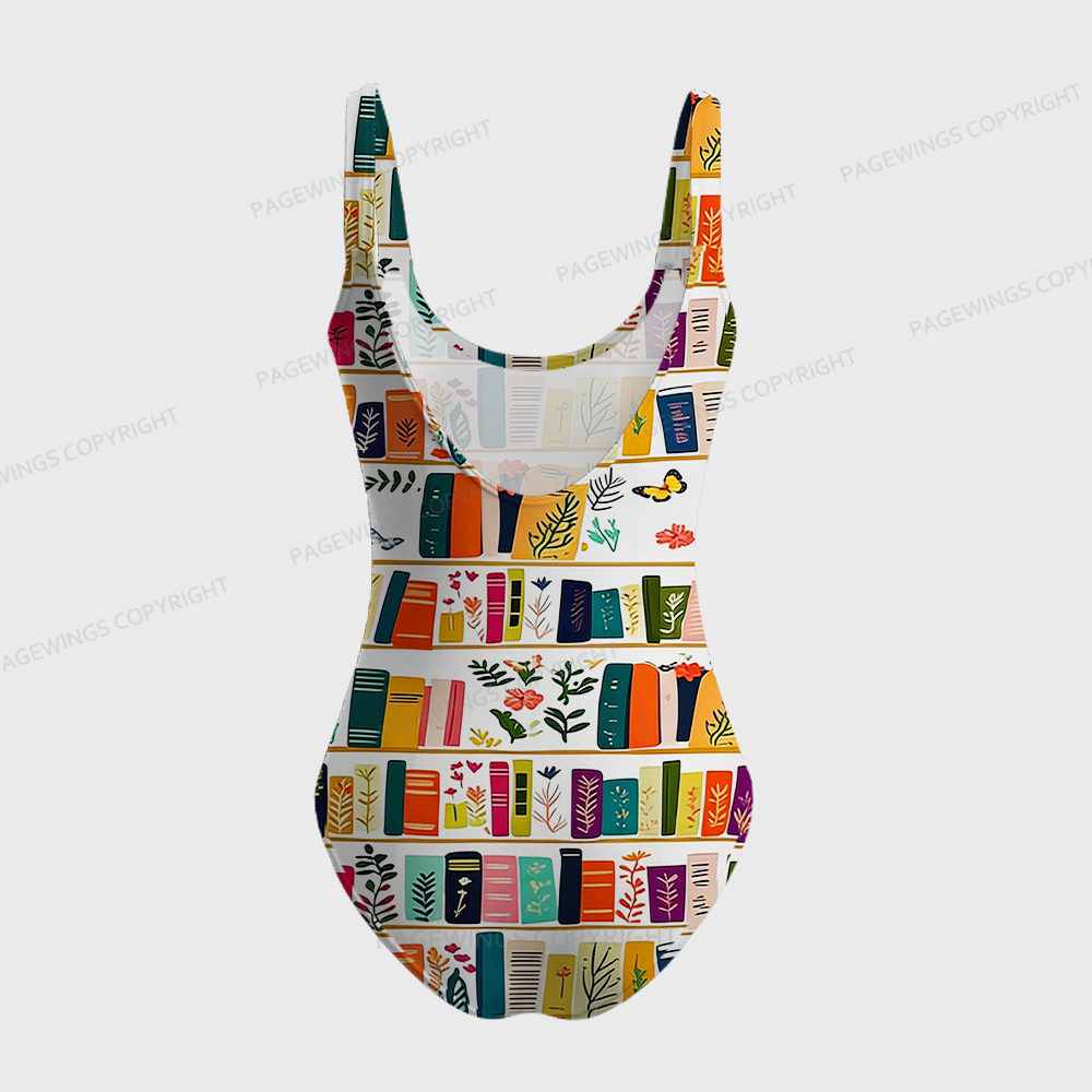 Pagewings Books Lover One-Piece Swimsuit 