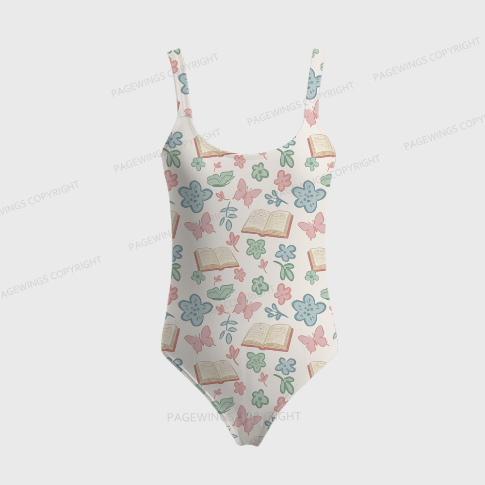 Pagewings Read More Books One-Piece Swimsuit 