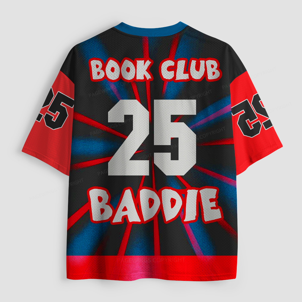 Pagewings Book Club Baddie Unisex Mesh Jersey