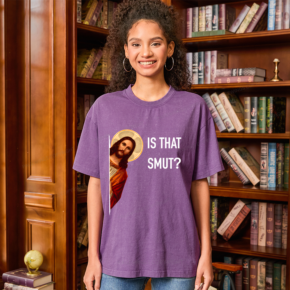 Pagewings Is That Smut Unisex Washed T-shirt