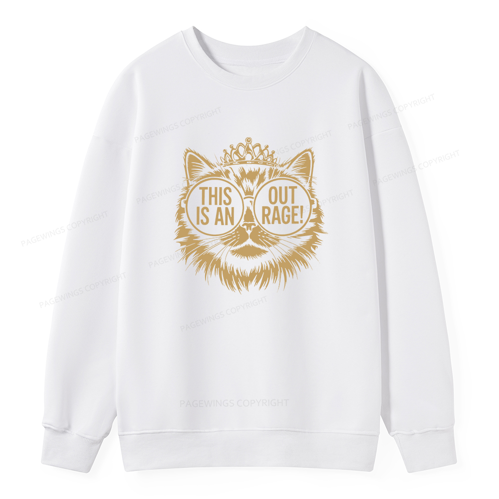Pagewings This Is An Outrage Unisex Classic Sweatshirt