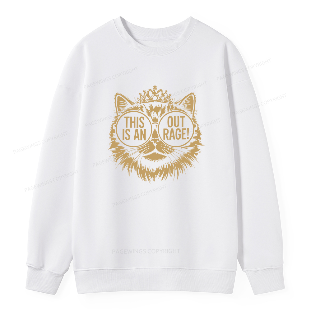 Pagewings This Is An Outrage Unisex Classic Sweatshirt