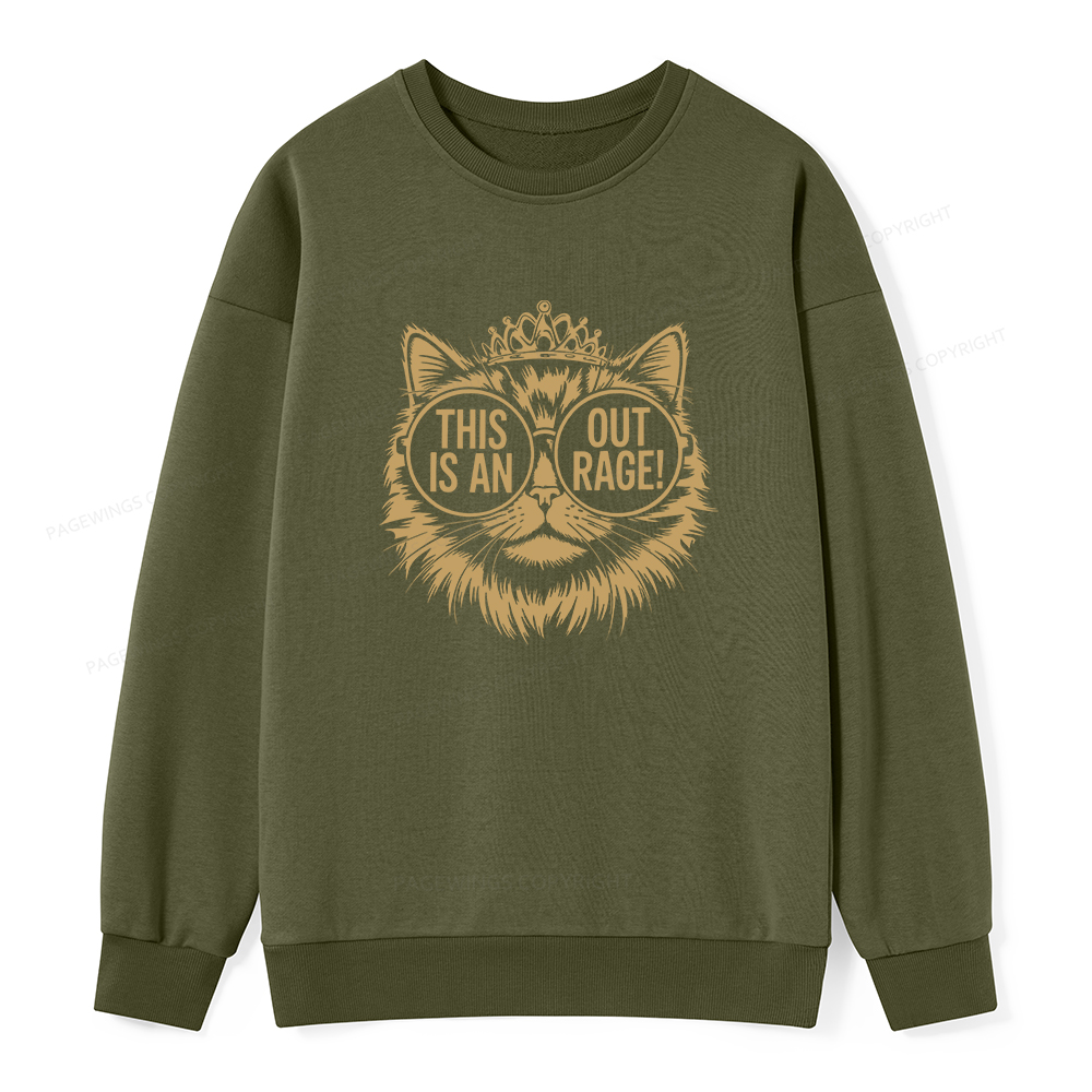Pagewings This Is An Outrage Unisex Classic Sweatshirt