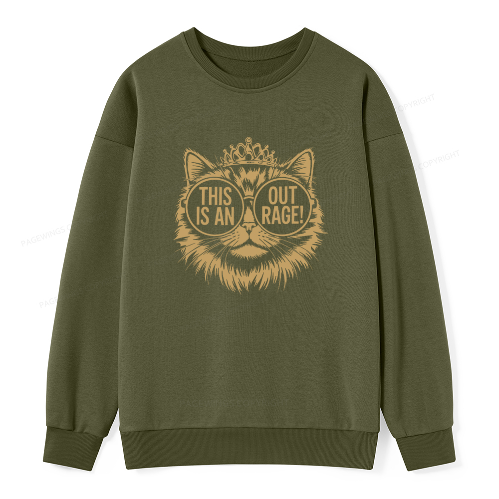 Pagewings This Is An Outrage Unisex Classic Sweatshirt