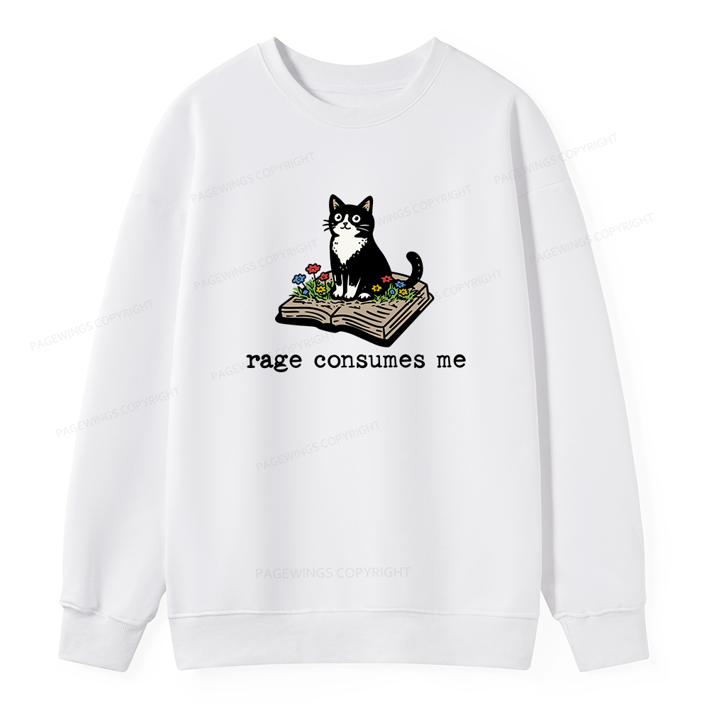 Pagewings Rage Consumes Me Unisex Classic Sweatshirt