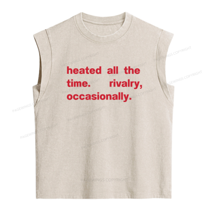 Pagewings The Time Rivalry Occasionally Women's Washed Tank Top