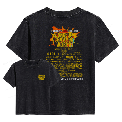 Pagewings Fuel Your Imagination With Sci-Fi World Tour Women's Washed T-shirt