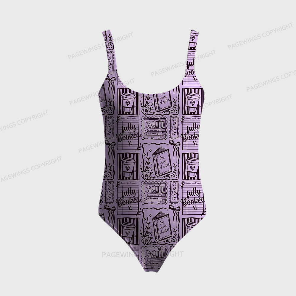Pagewings Fully Booked One-Piece Swimsuit 