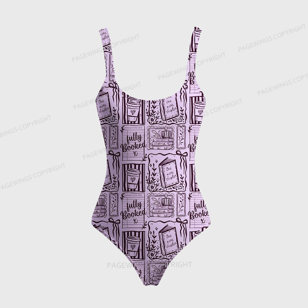 Pagewings Fully Booked One-Piece Swimsuit 