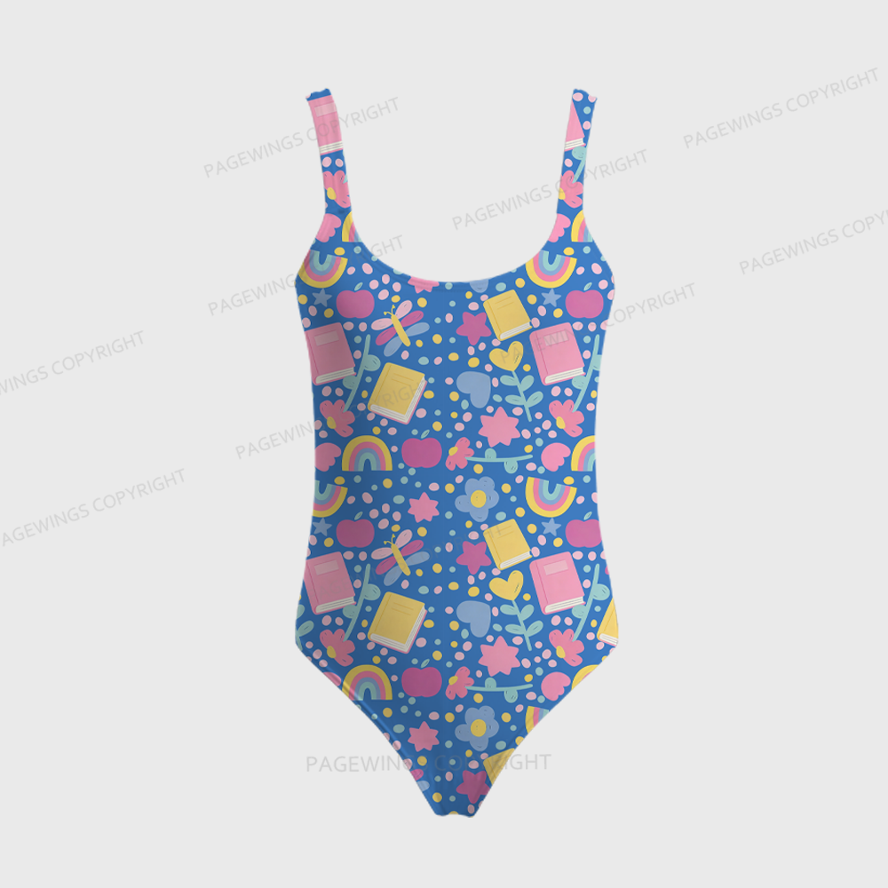 Pagewings Bookish Summer One-Piece Swimsuit 