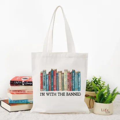 Pagewings I'm With The Banned Gift Tote Bag