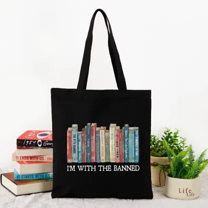 Pagewings I'm With The Banned Gift Tote Bag