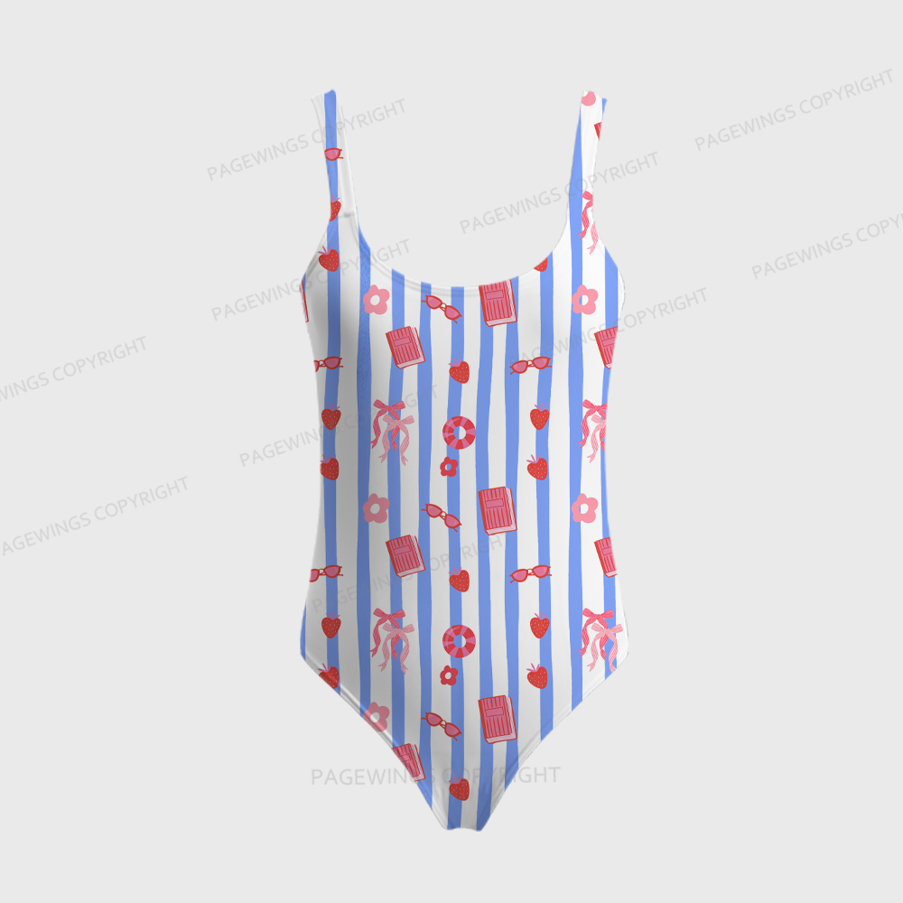 Pagewings Bookish Summer One-Piece Swimsuit 