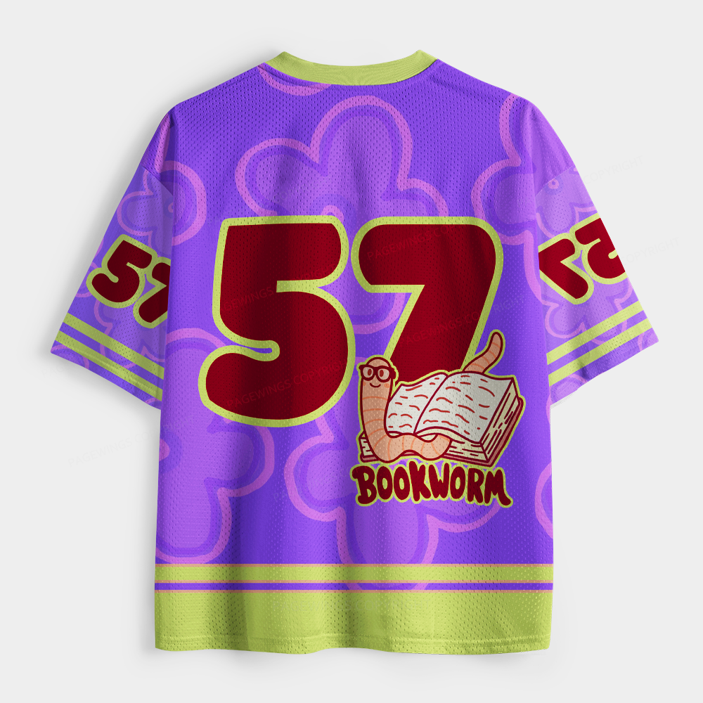 Pagewings Bookworm Unisex Mesh Jersey