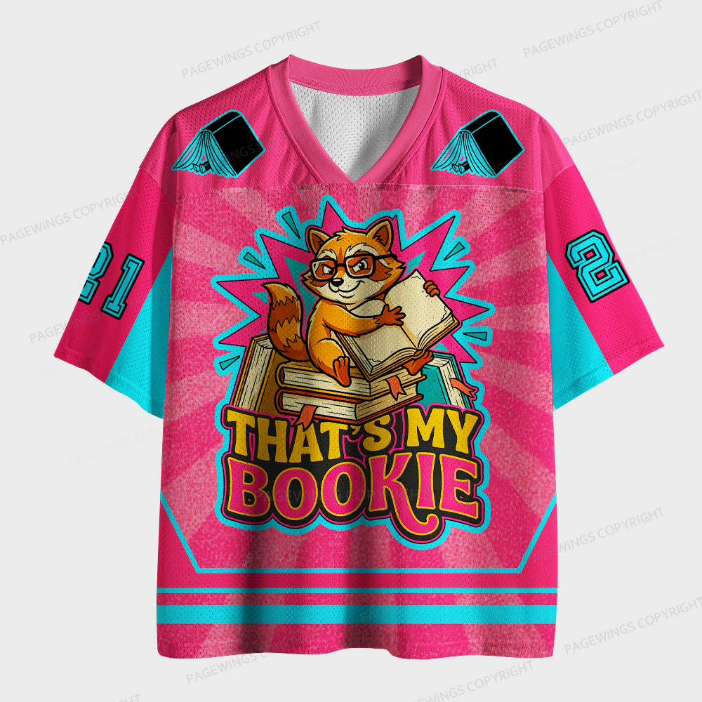 Pagewings That’s My Bookie Unisex Mesh Jersey