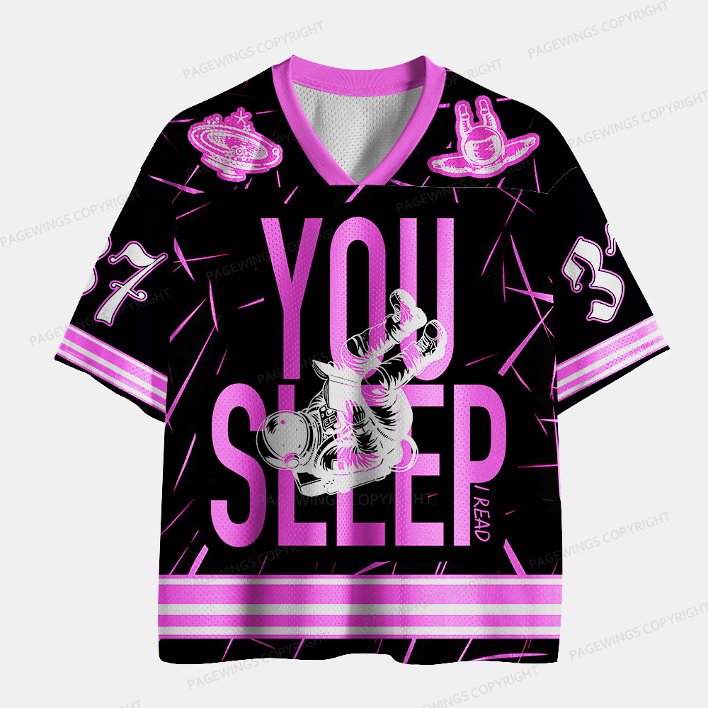 Pagewings Read Sci-Fi Unisex Mesh Jersey