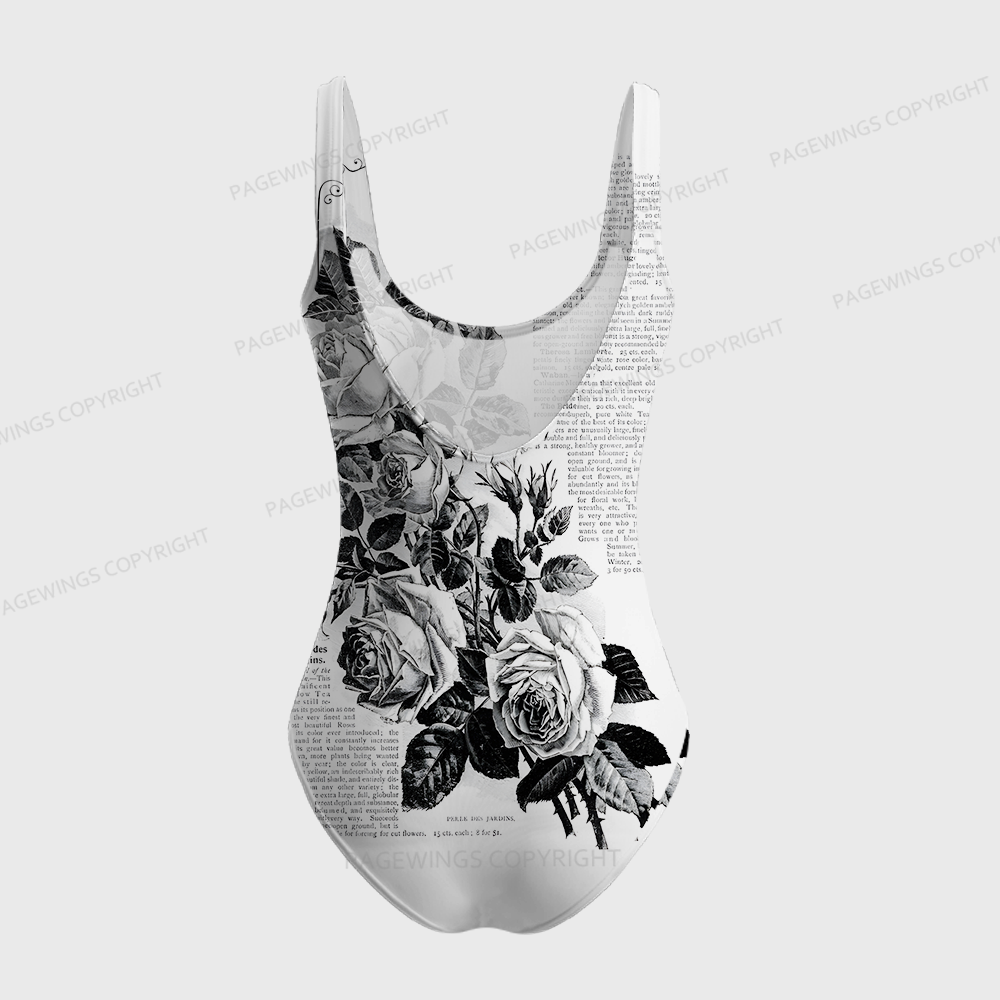 Pagewings Literary Vibes One-Piece Swimsuit 