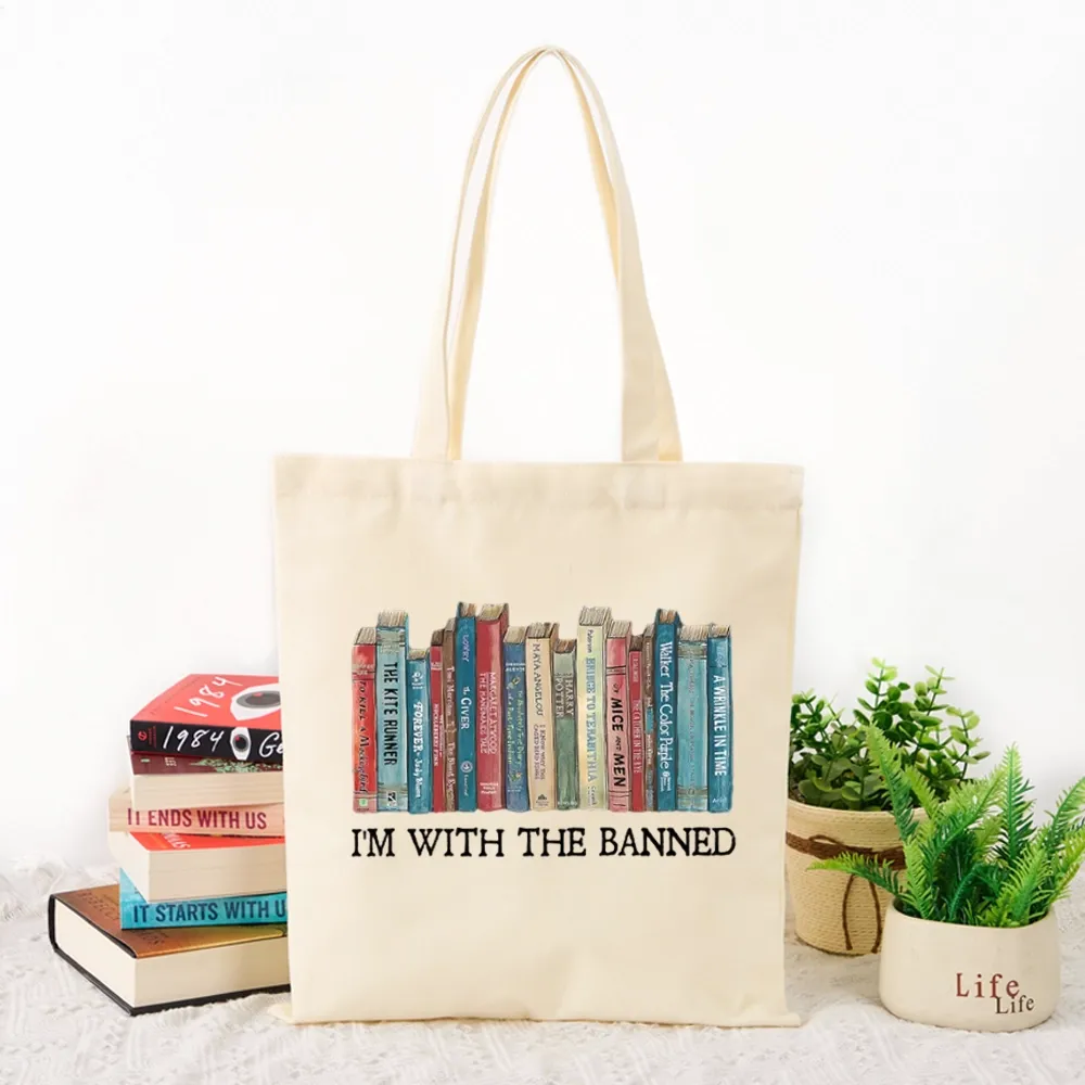 Pagewings I'm With The Banned Gift Tote Bag