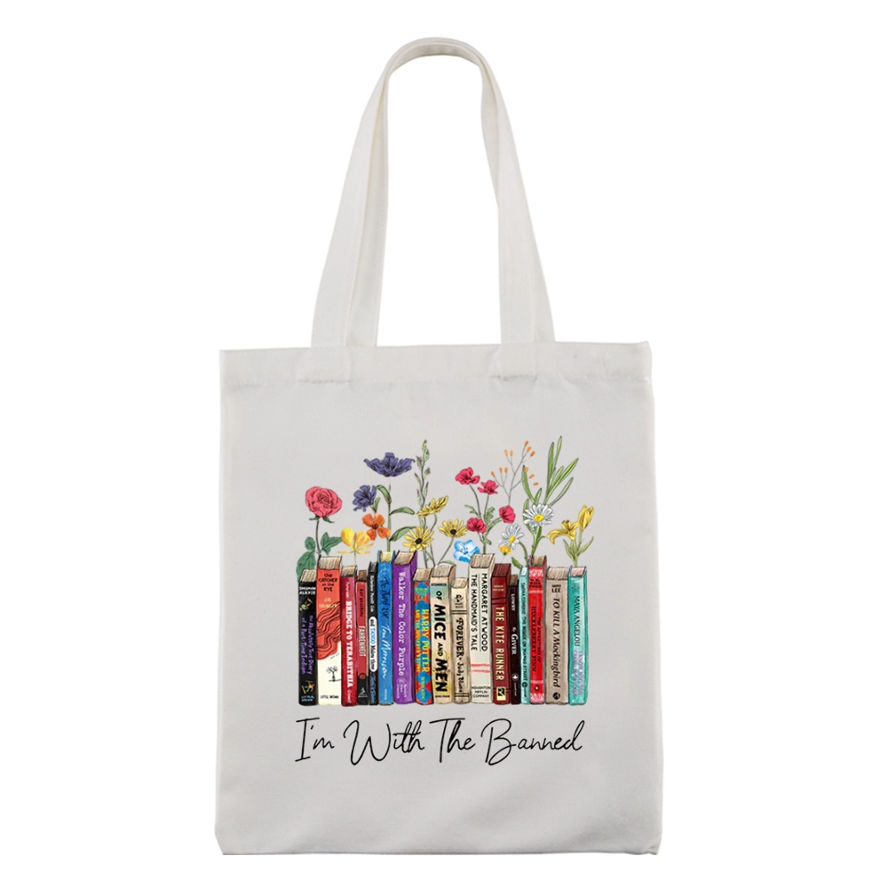 Pagewings I'm With The Banned Flowers Gift Tote Bag