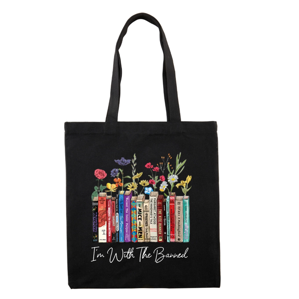 Pagewings I'm With The Banned Flowers Gift Tote Bag