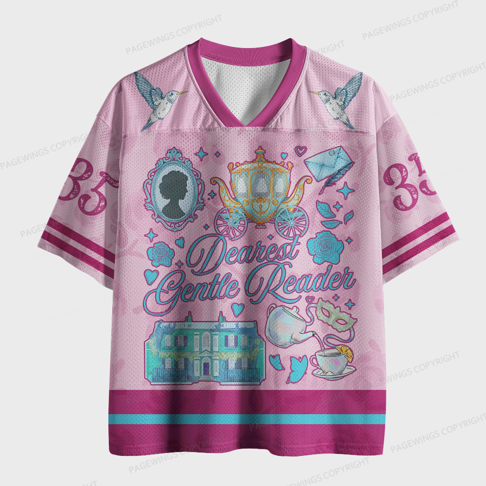 Pagewings Dearest Gentle Reader Unisex Mesh Jersey