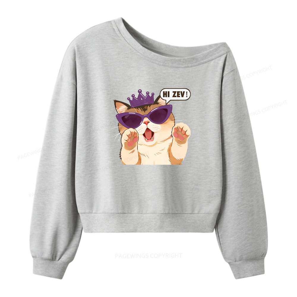 Pagewings Sci-Fi Book Lover Women Off Shoulder Sweatshirt