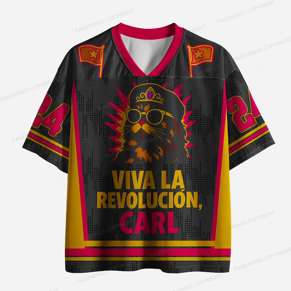 Pagewings Viva La Revolución Unisex Mesh Jersey
