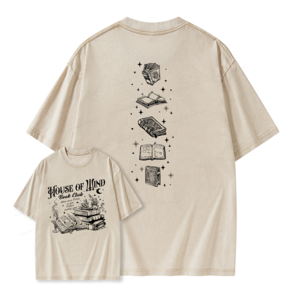 Pagewings Fantasy Books Lover Unisex Washed T-shirt