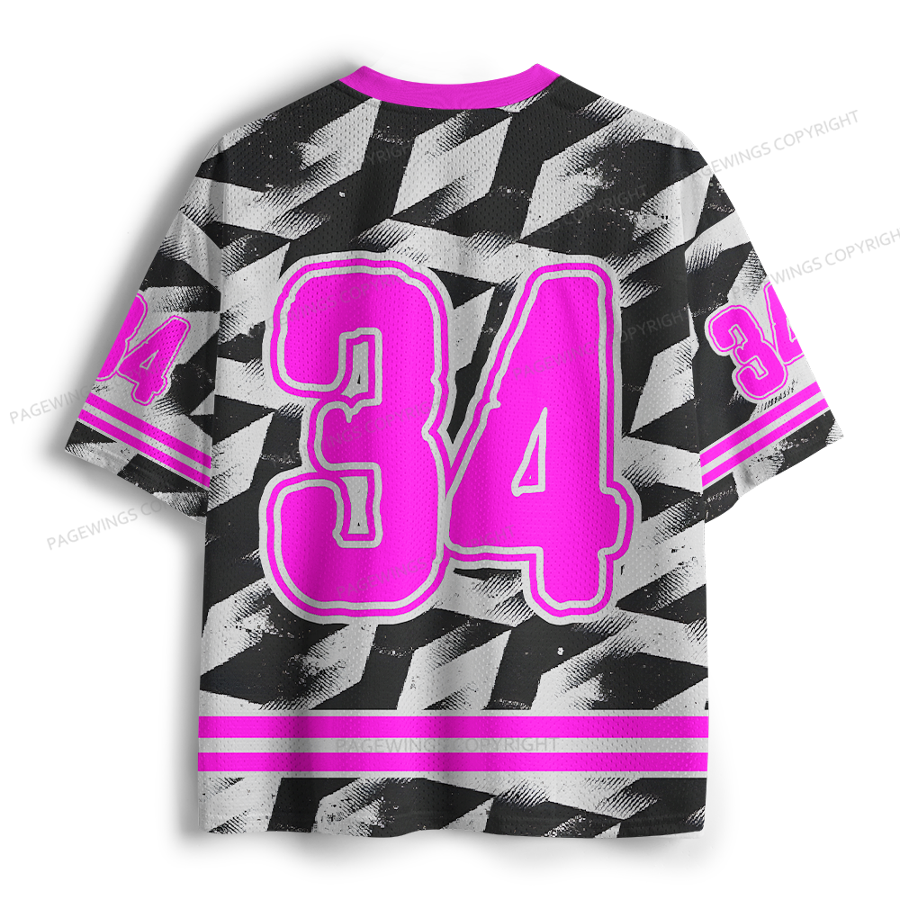 Pagewings Trigger Warnings Unisex Mesh Jersey