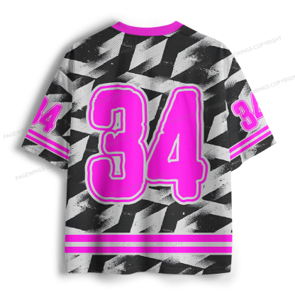 Pagewings Trigger Warnings Unisex Mesh Jersey