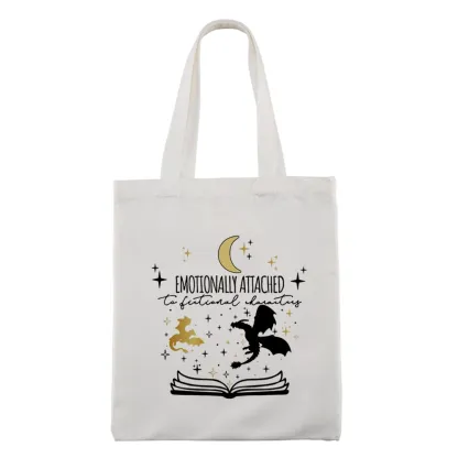 Pagewings Fourth Wing Dragon Lovers Gift Tote Bag