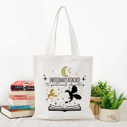 Pagewings Fourth Wing Dragon Lovers Gift Tote Bag